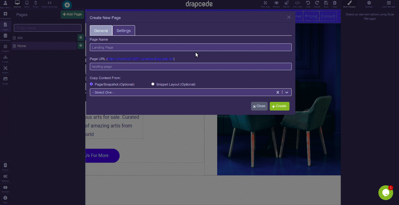 DrapCode Builder Audio