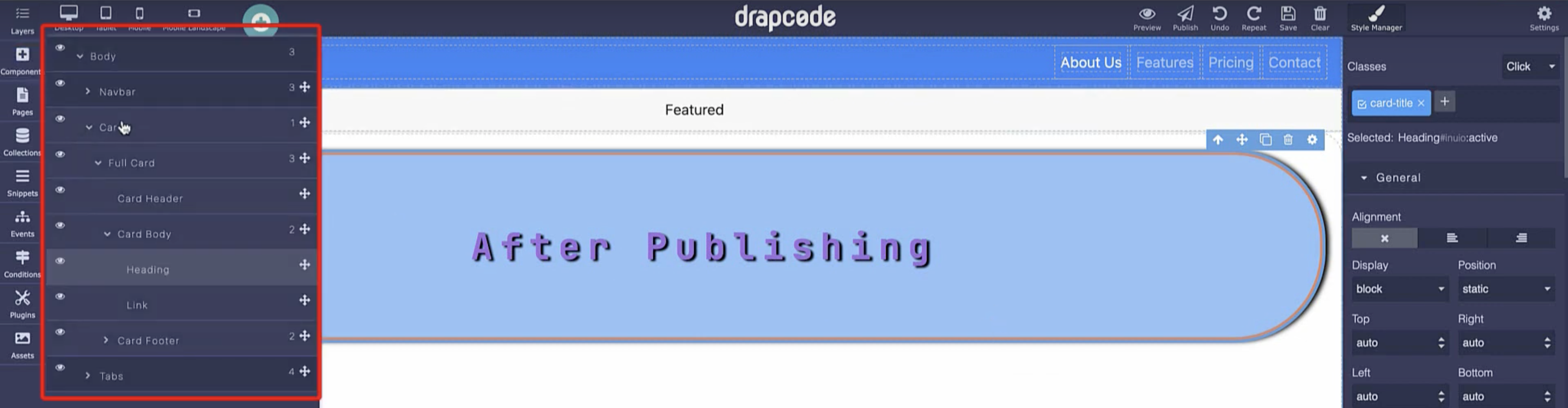 DrapCode SignUp Form